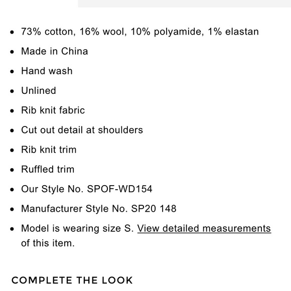 ❤️Self-Portrait Stripe Frill Cold Shoulder Sweater Dress❤️ - Picture 4 of 5